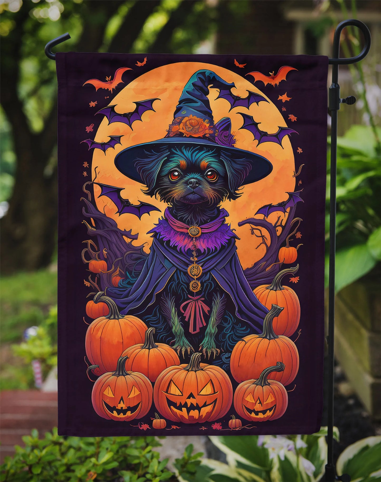 Witchy Halloween Decorative Flag - Pack Of: 1 | Collection name: Witchy halloween by Caroline's Treasures
