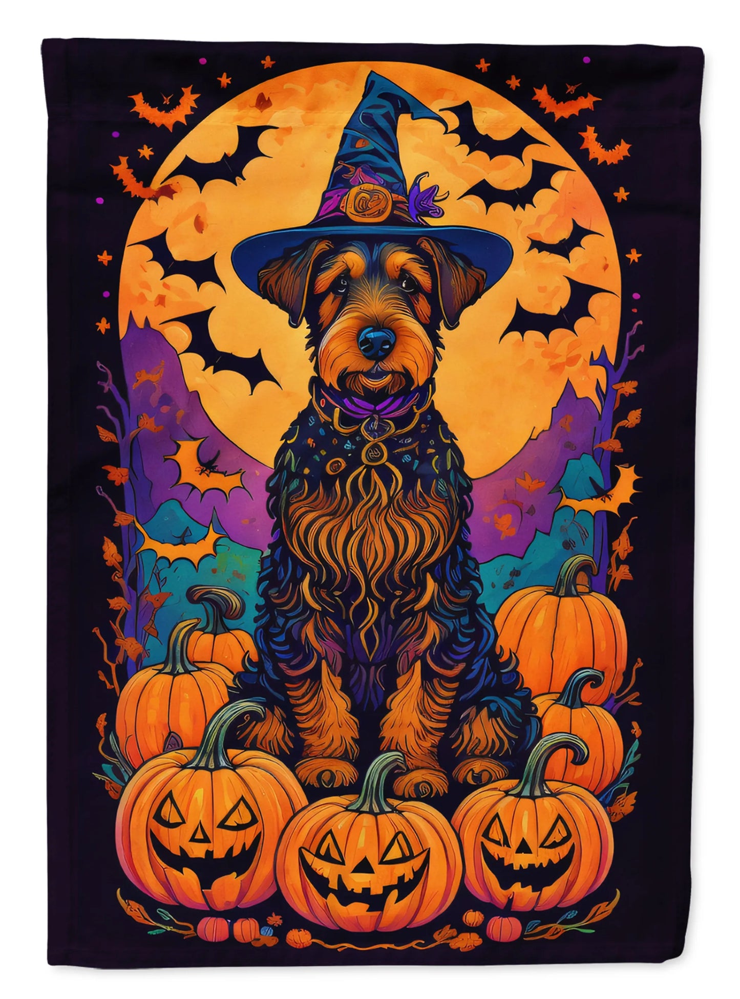 Witchy Halloween Decorative Flag - Pack Of: 1 | Collection name: Witchy halloween by Caroline's Treasures