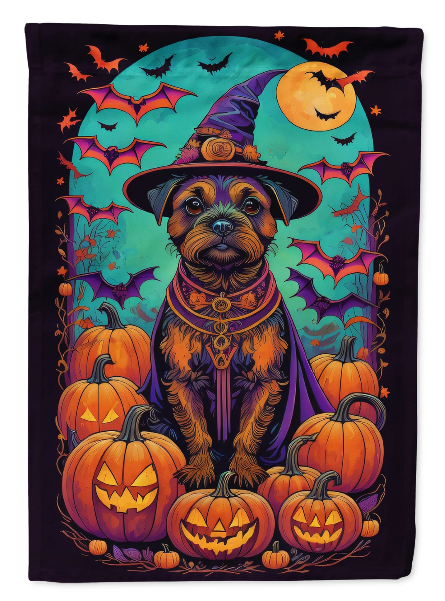 Witchy Halloween Decorative Flag - Pack Of: 1 | Collection name: Witchy halloween by Caroline's Treasures