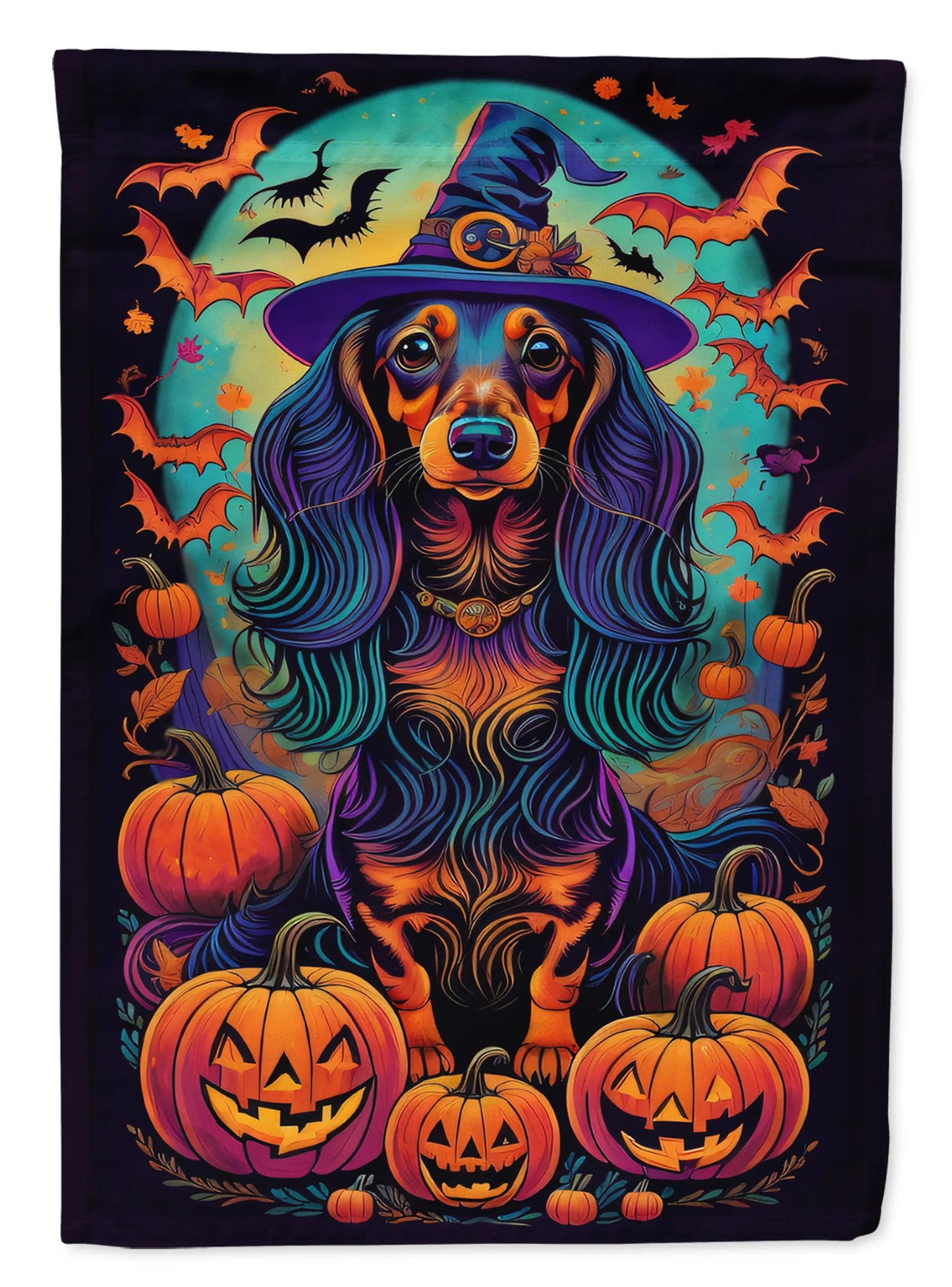 Witchy Halloween Decorative Flag - Pack Of: 1 | Collection name: Witchy halloween by Caroline's Treasures