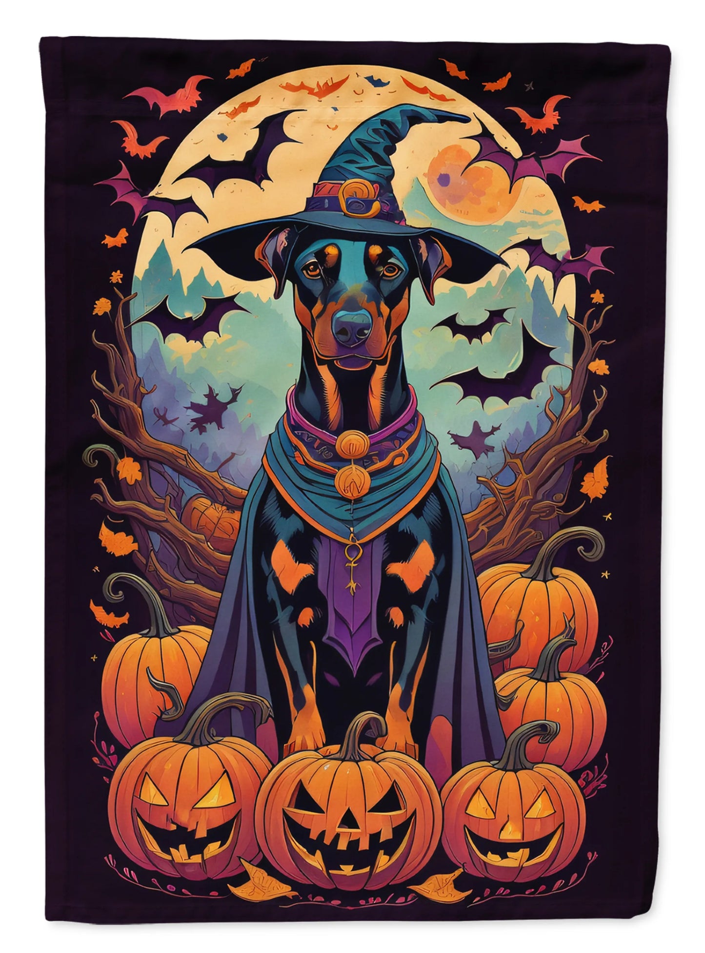 Witchy Halloween Decorative Flag - Pack Of: 1 | Collection name: Witchy halloween by Caroline's Treasures