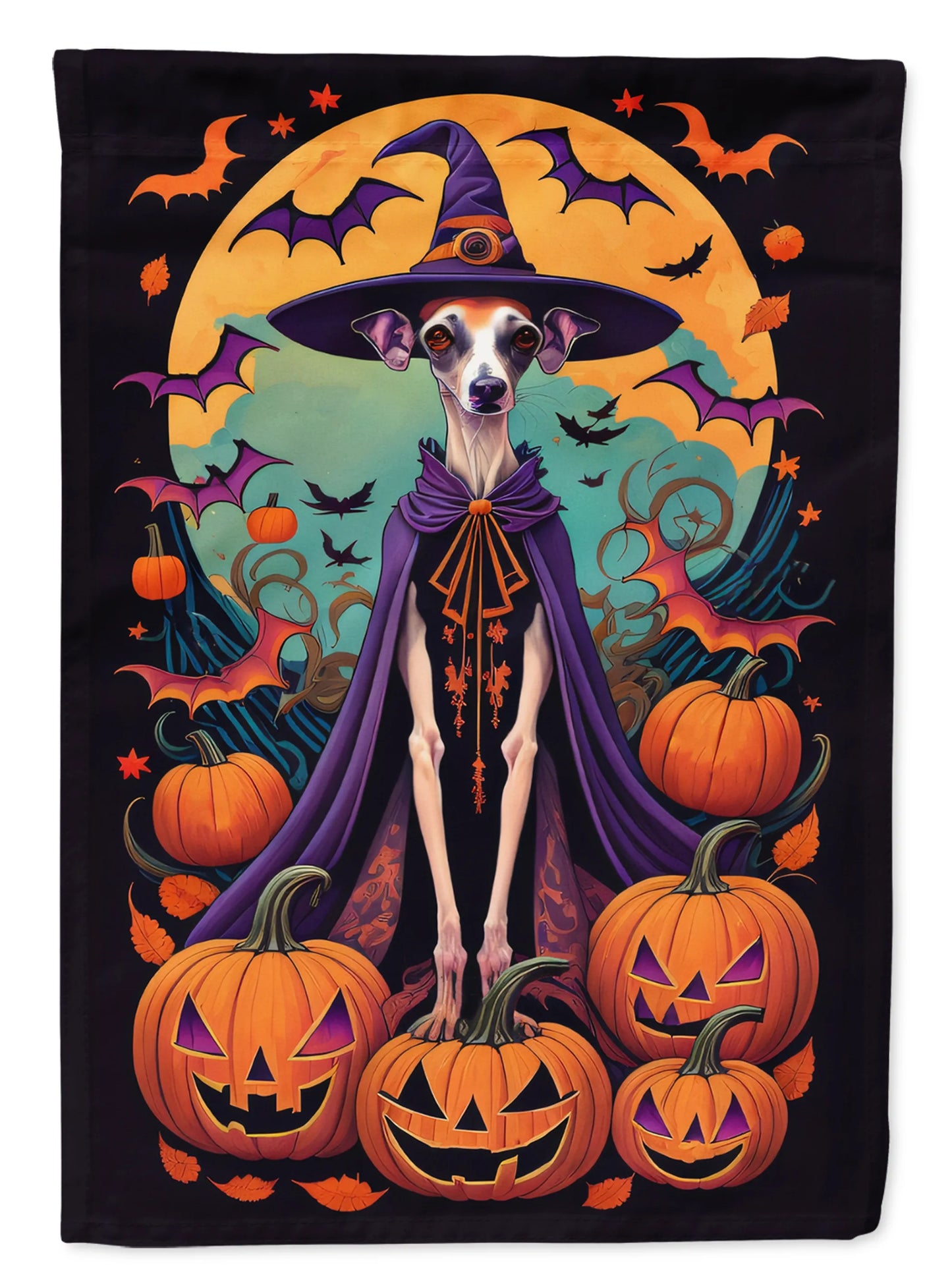 Witchy Halloween Decorative Flag - Pack Of: 1 | Collection name: Witchy halloween by Caroline's Treasures