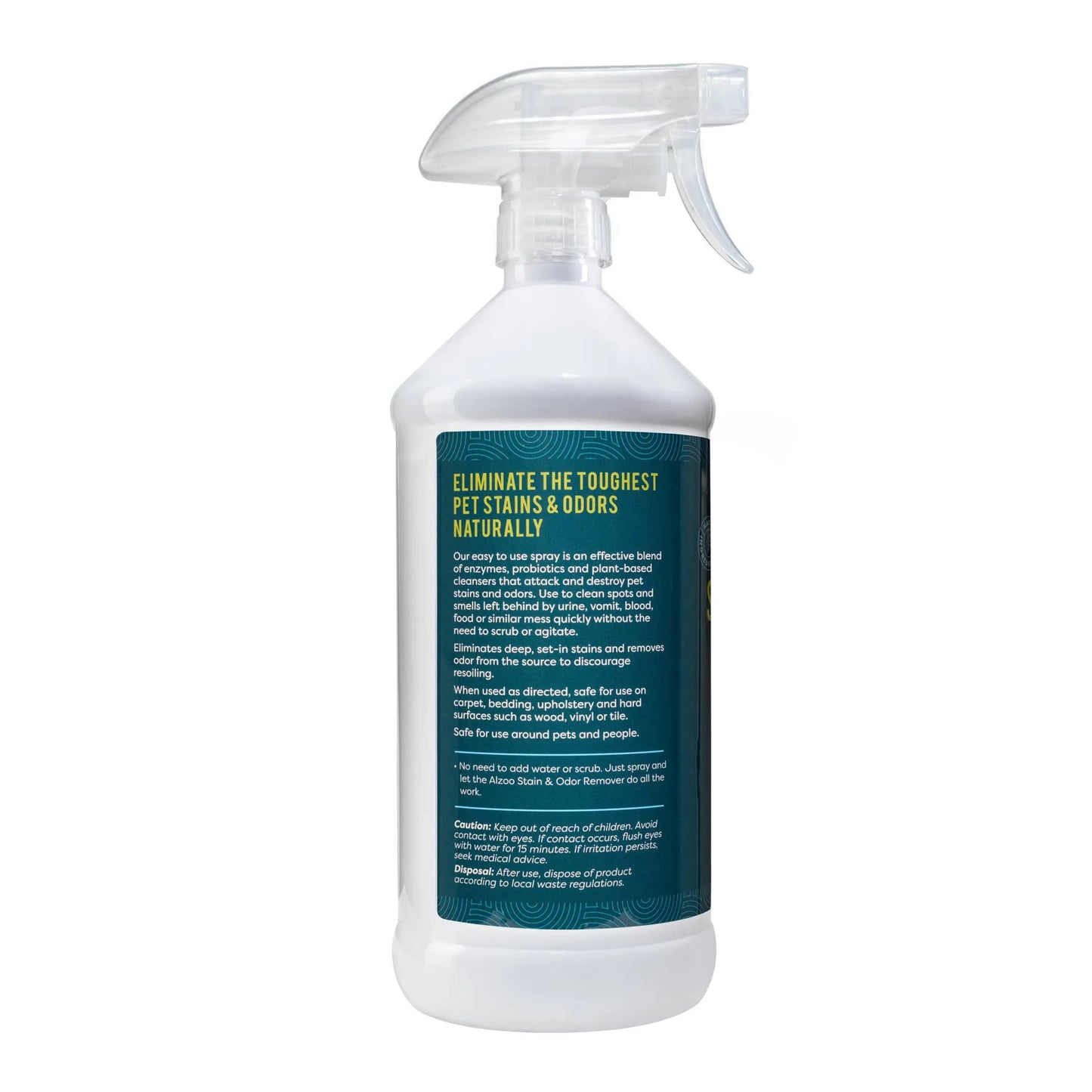 ALZOO Enzyme Stain & Odor Remover Citrus Vanilla, 16oz by ALZOO