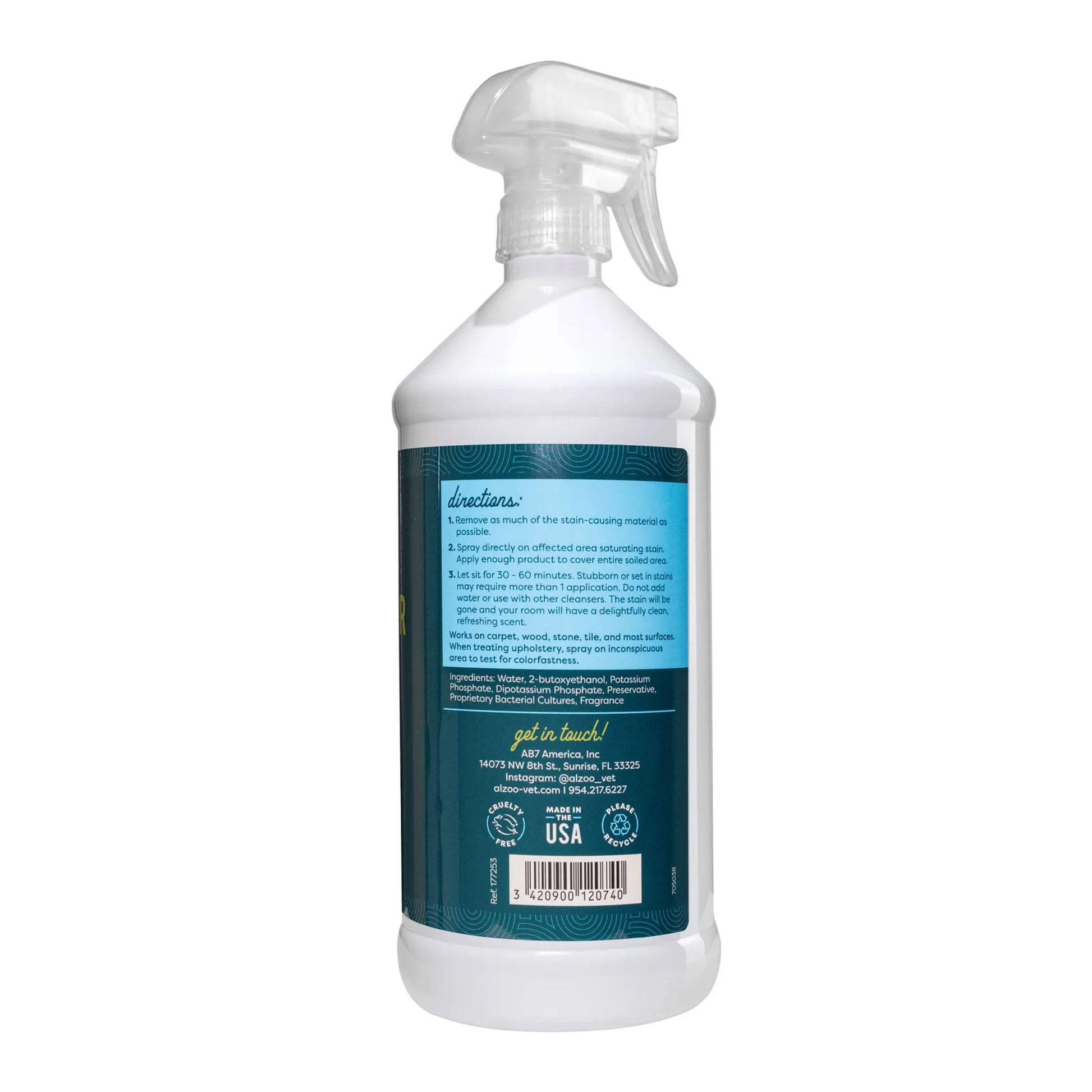 ALZOO Enzyme Stain & Odor Remover Citrus Vanilla, 16oz by ALZOO