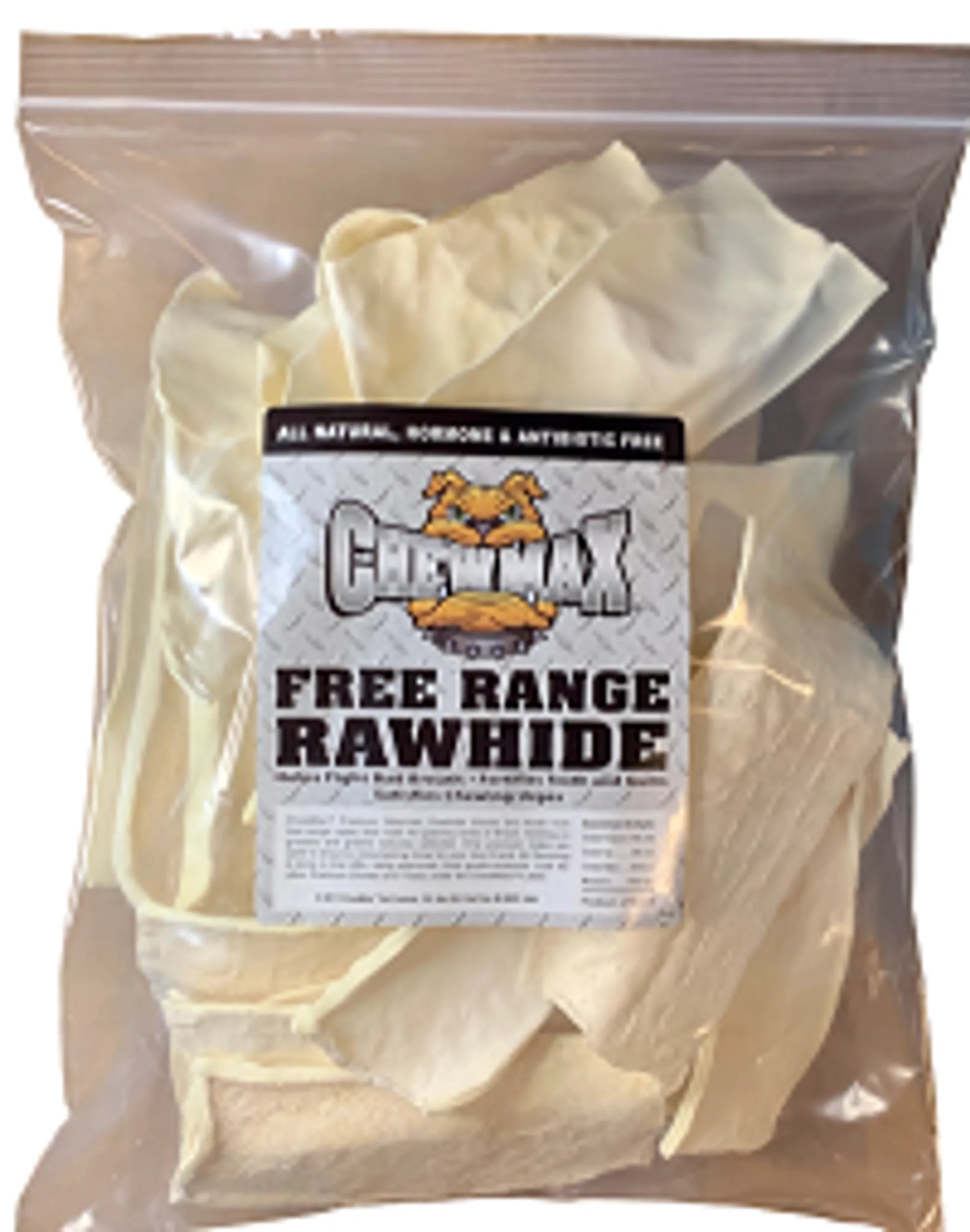 Natural Rawhide Chips by ChewMax Pet Products