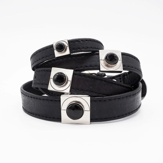 Midnight Onyx Collar Charm Set by DIPHDA
