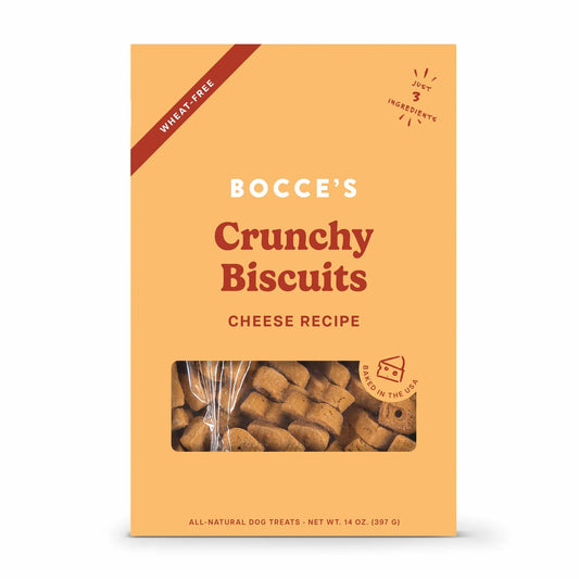 Bocce's Bakery Cheese Biscuit Boxes Dog Treats 14oz by Bocce's Bakery
