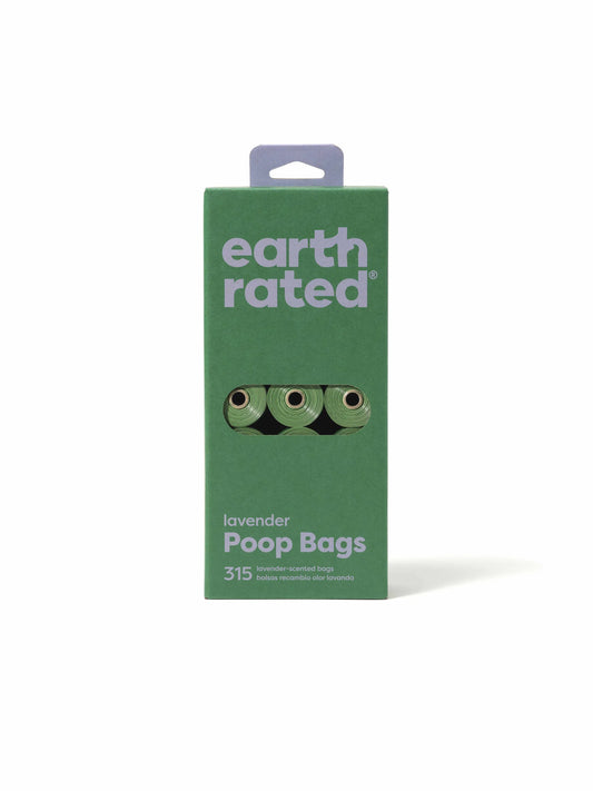 Earth Rated Lavender Poop Bags 315ct on 21 Refill Rolls by Earth Rated
