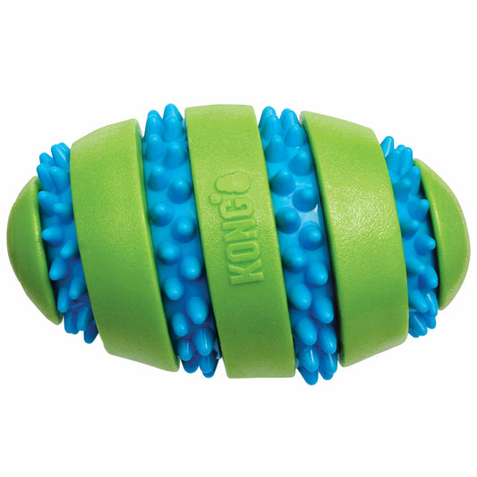 KONG(R) Squeezz Goomz Football Dog Chew Toy Large by KONG