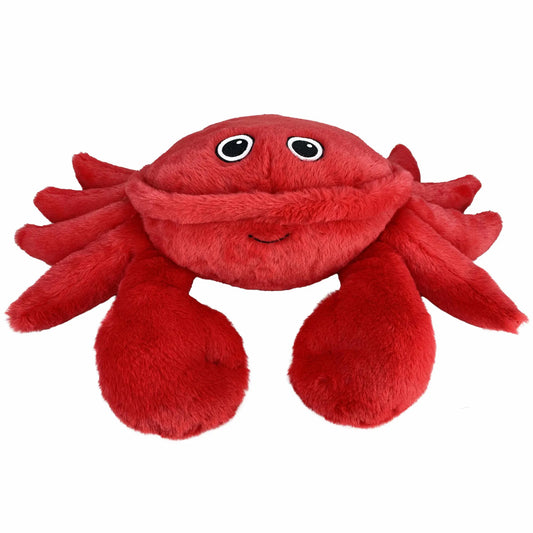 Multipet Jumbo Sea Creatures Crab Plush Dog Toy 24" by Multipet