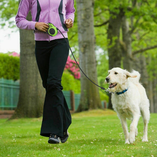 16.5FT Automatic Retractable Dog Leash for Easy Walks by Titan's Tails & Treats