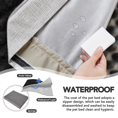 Orthopedic Dog Bed with Washable Cover, Non-Slip by Titan's Tails & Treats