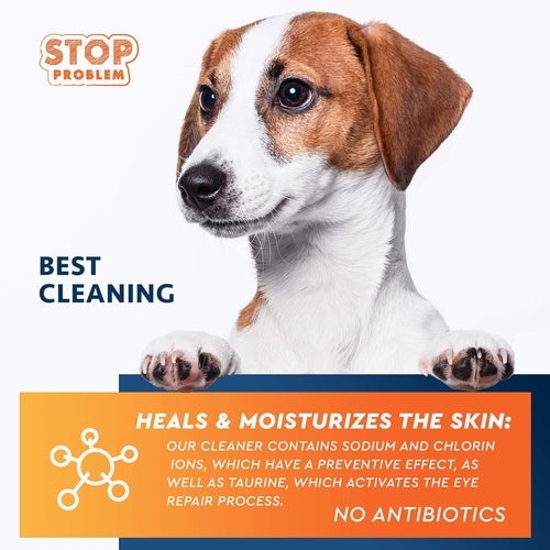 All Pets Eye Wash Drops for Relieve Pink Eye Allergies Symptoms by Titan's Tails & Treats