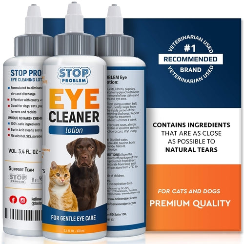 All Pets Eye Wash Drops for Relieve Pink Eye Allergies Symptoms by Titan's Tails & Treats