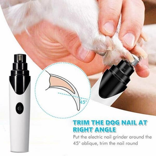 Dog Nail Grinders Rechargeable Pet Nail Clippers Grooming Trimmer by Titan's Tails & Treats