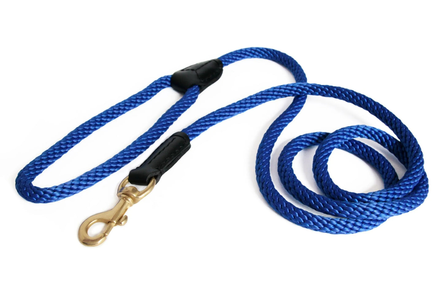Rope and Leather Snap Lead (6ft x 3/4 in) by Alvalley LLC