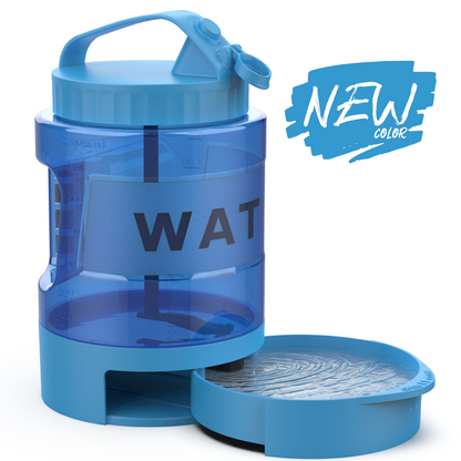 Large Dog Travel Water Bowl Dispenser by LESOTC Pet Products