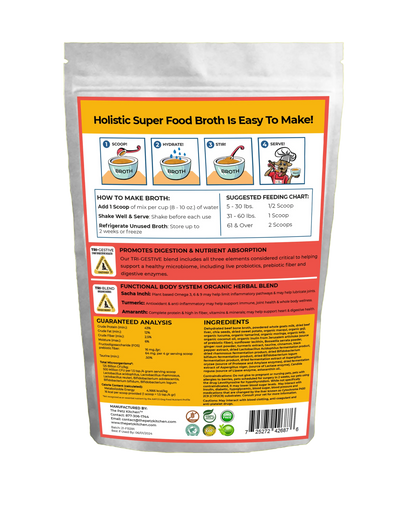 Goats Milk + Bone Broth Berry Max Antioxidant Vision & Glucose Support Broth* The Petz Kitchen Dog & Cat Holistic Super Foods* by Organic Pet Systems