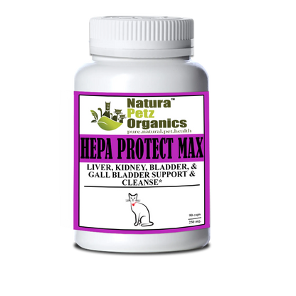 Hepa Protect Max Capsules - Liver, Kidney, Bladder & Gall Bladder Support & Cleanse* by Organic Pet Systems