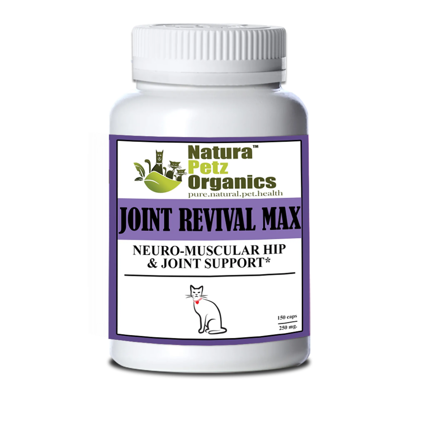 Joint Revival Max Master Blend Capsules* Neuro Muscular Hip & Joint Support* Master Blend For Dogs & Cats* by Organic Pet Systems
