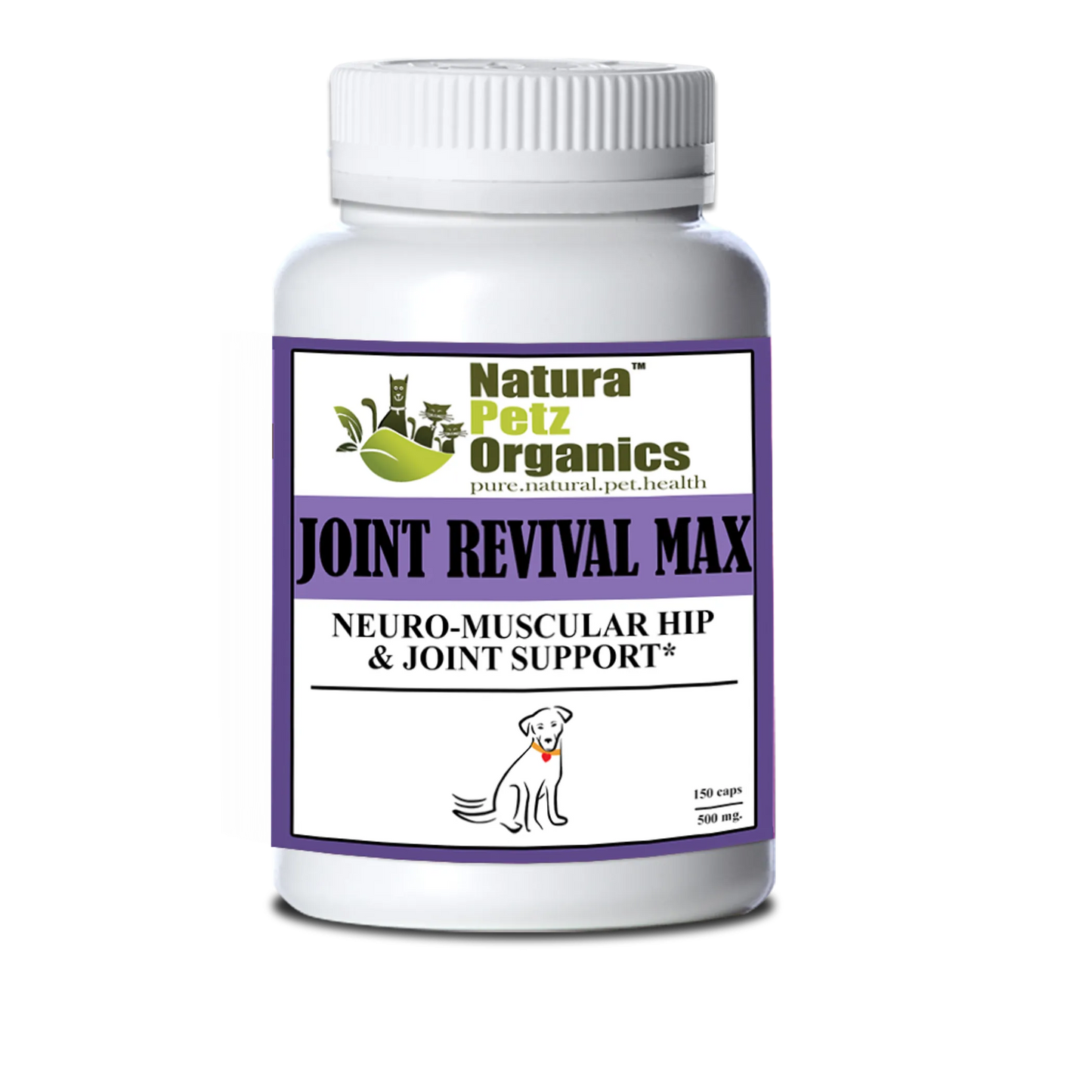 Joint Revival Max Master Blend Capsules* Neuro Muscular Hip & Joint Support* Master Blend For Dogs & Cats* by Organic Pet Systems