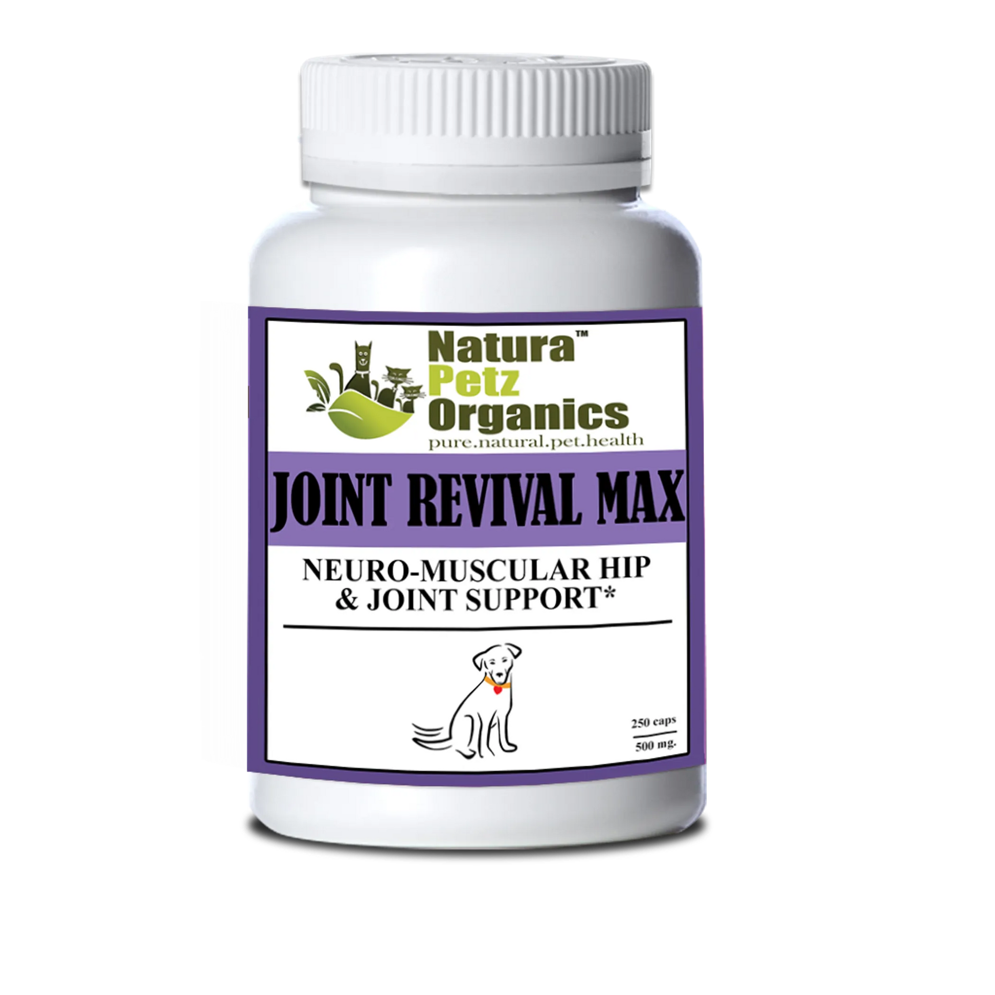 Joint Revival Max Master Blend Capsules* Neuro Muscular Hip & Joint Support* Master Blend For Dogs & Cats* by Organic Pet Systems