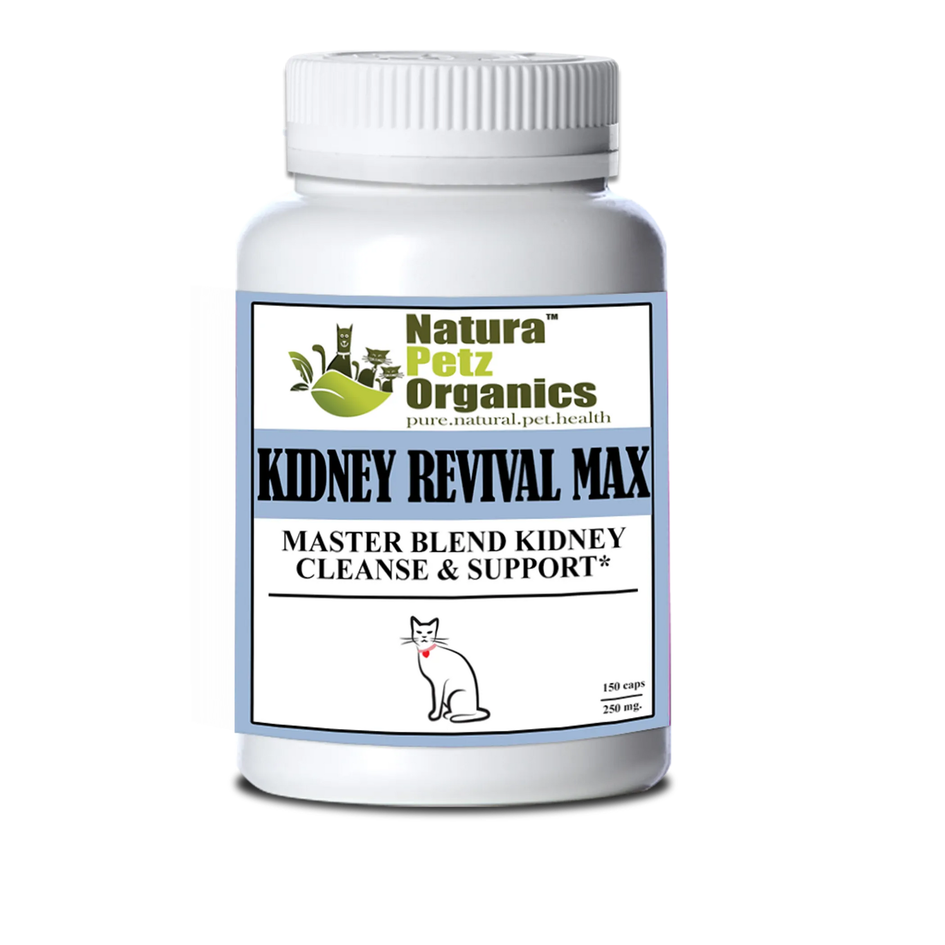 Kidney Revival Max Master Blend Kidney Cleanse & Support Capsules* Adult & Senior Dogs by Organic Pet Systems