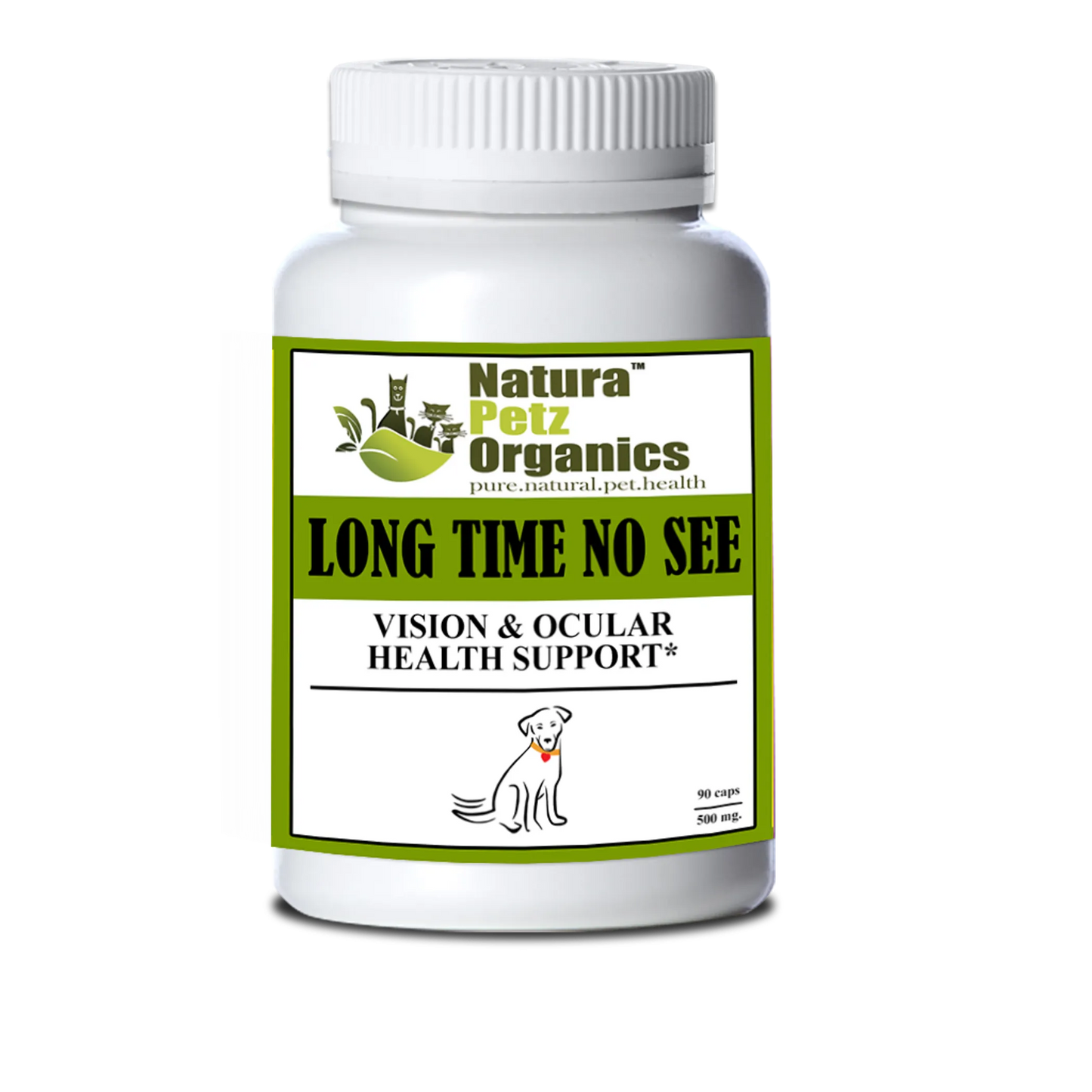 Long Time No See Max* Capsules - Vision & Ocular Health Support In Dogs And Cats* by Organic Pet Systems