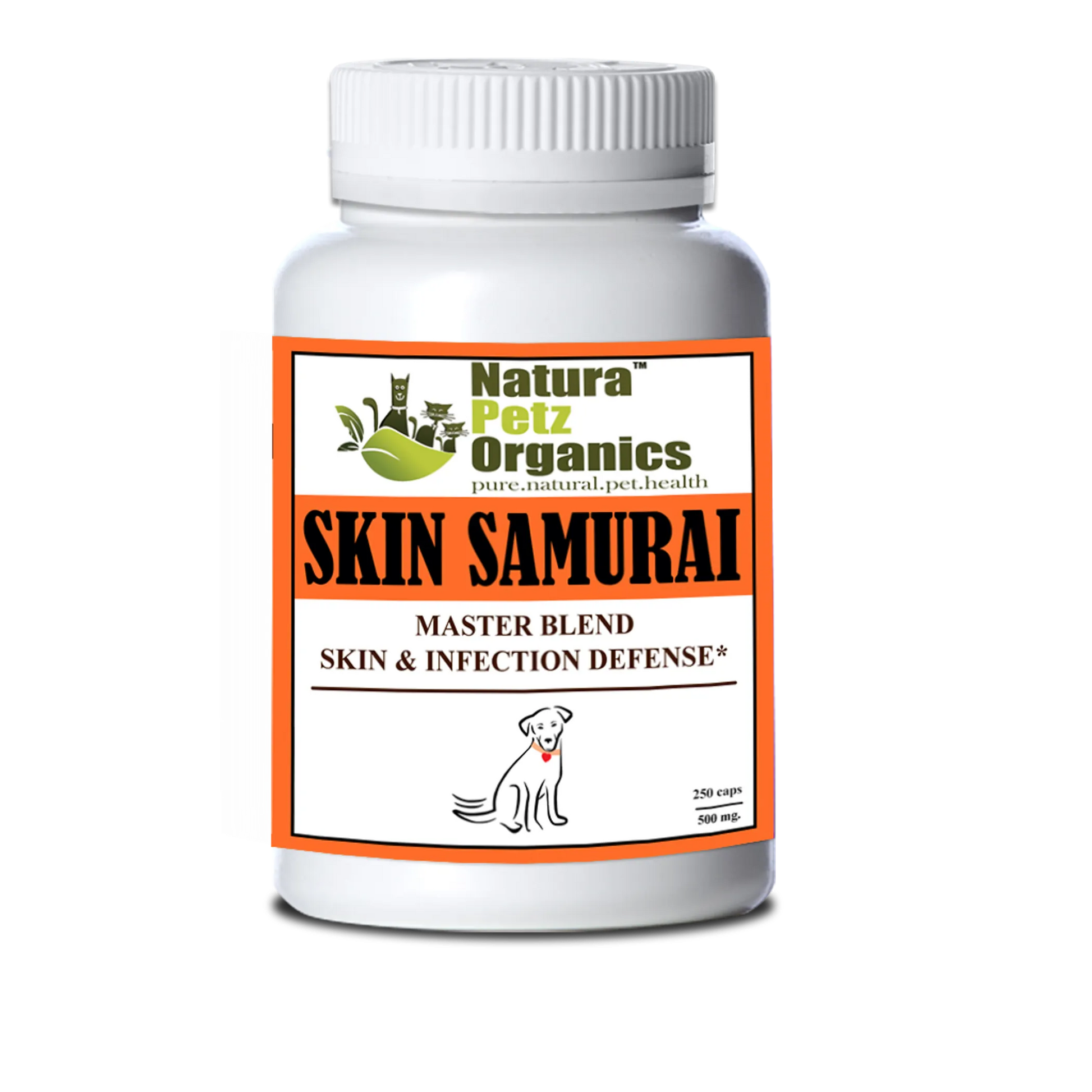 Skin Samurai Max - Master Blend Skin, Coat & Infection Defense For Dogs & Cats* by Organic Pet Systems