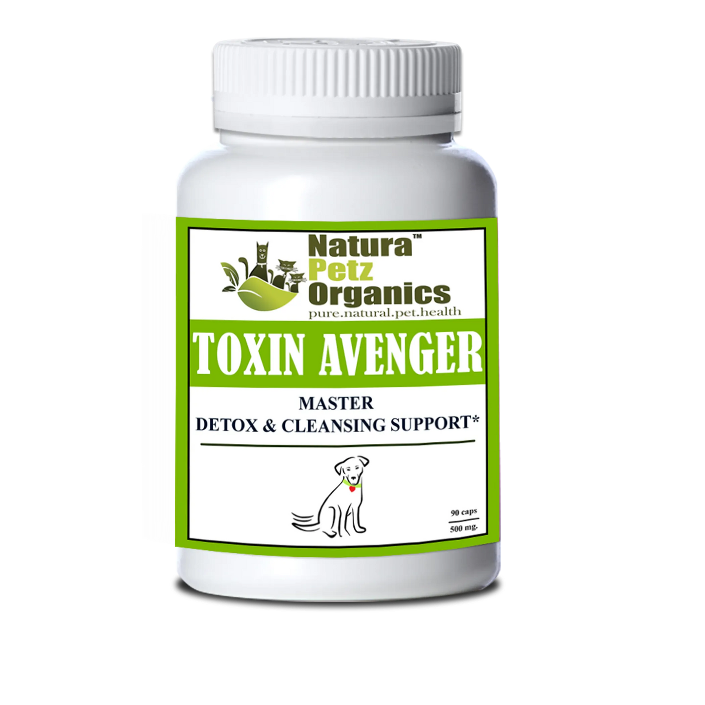 Toxin Avenger Max* Master Detox & Cleansing Support For Dogs And Cats* by Organic Pet Systems