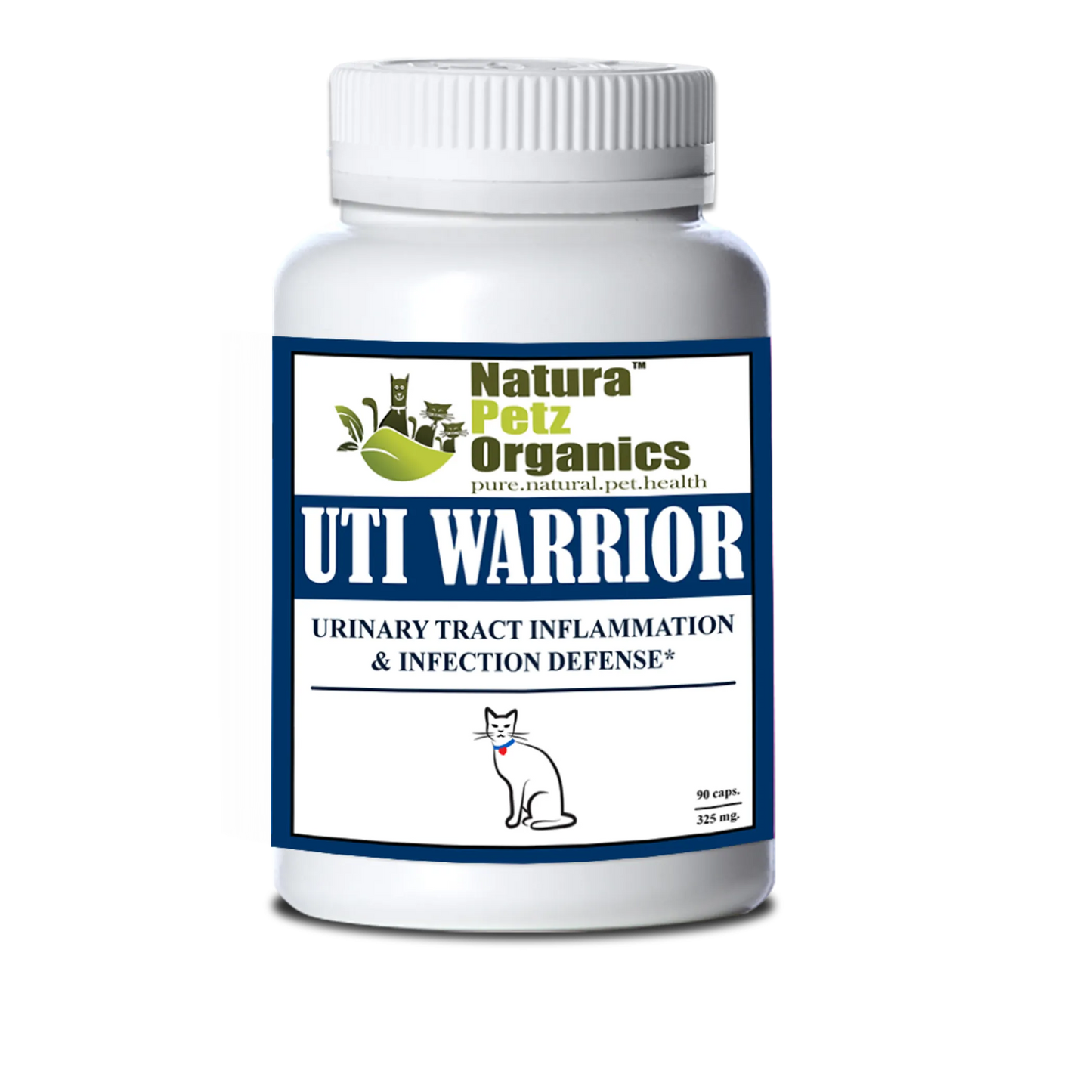 Uti Warrior Max* Urinary Tract Inflammation & Infection Support* Dogs Cats by Organic Pet Systems