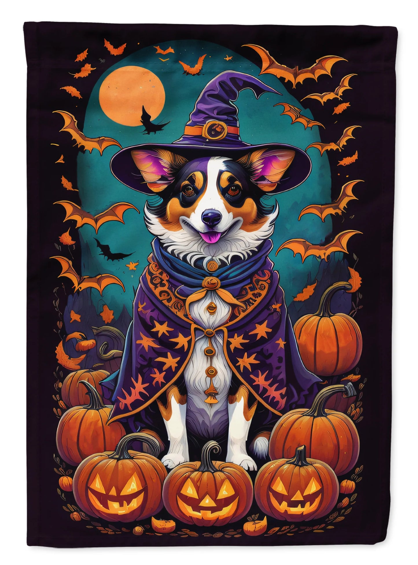 Witchy Halloween Decorative Flag - Pack Of: 1 | Collection name: Witchy halloween by Caroline's Treasures