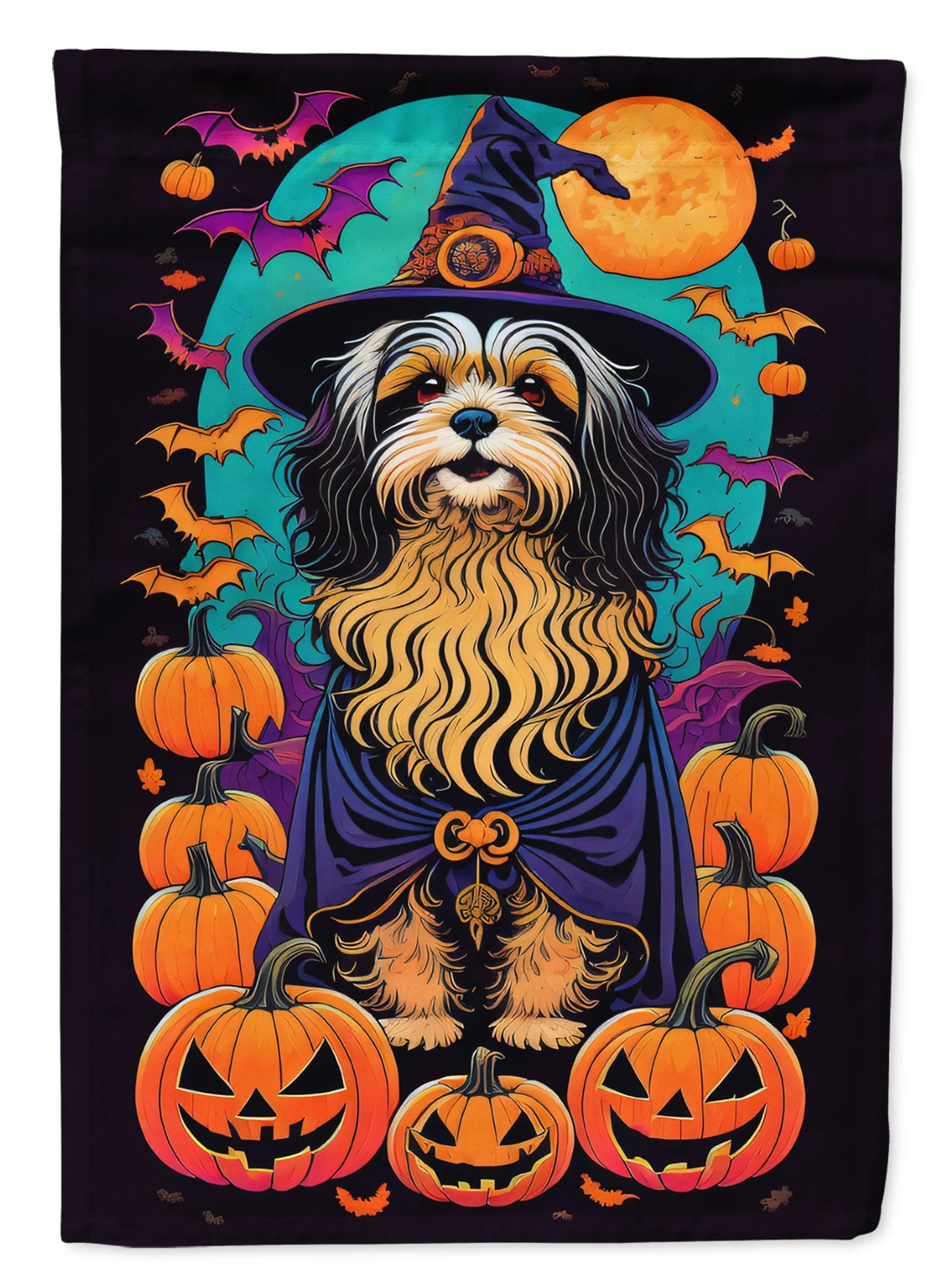 Witchy Halloween Decorative Flag - Pack Of: 1 | Collection name: Witchy halloween by Caroline's Treasures