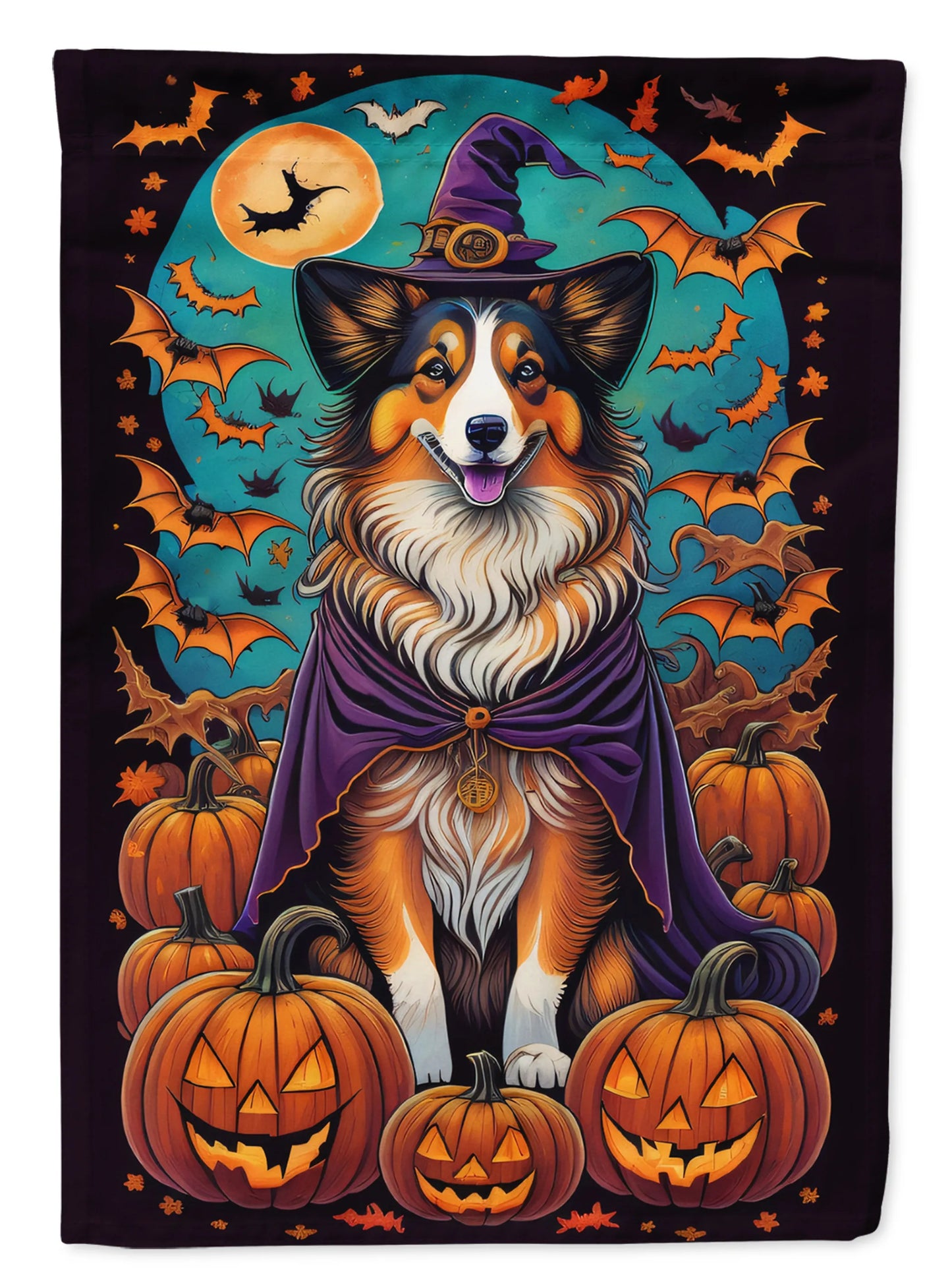 Witchy Halloween Decorative Flag - Pack Of: 1 | Collection name: Witchy halloween by Caroline's Treasures