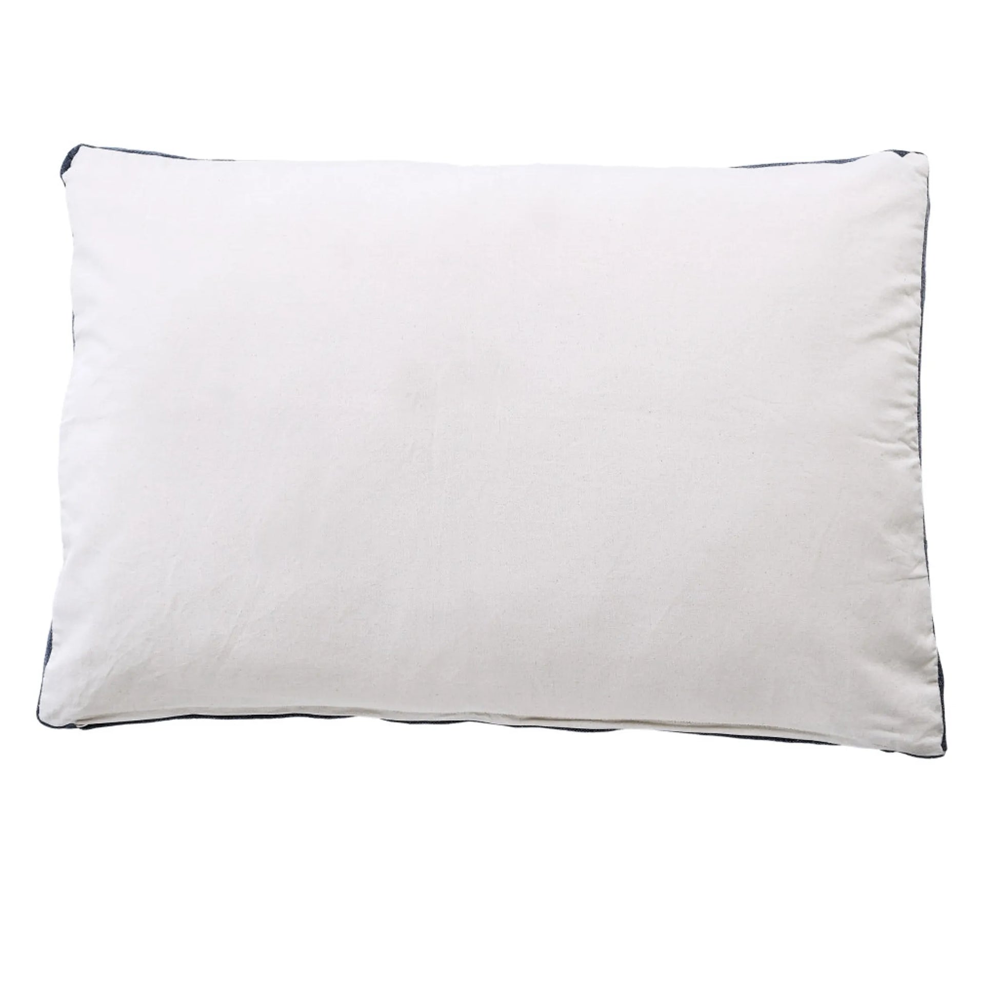 24" X 36" Stonewashed Blue Pillow Style Pet Bed With Removable Cover by HomeRoots