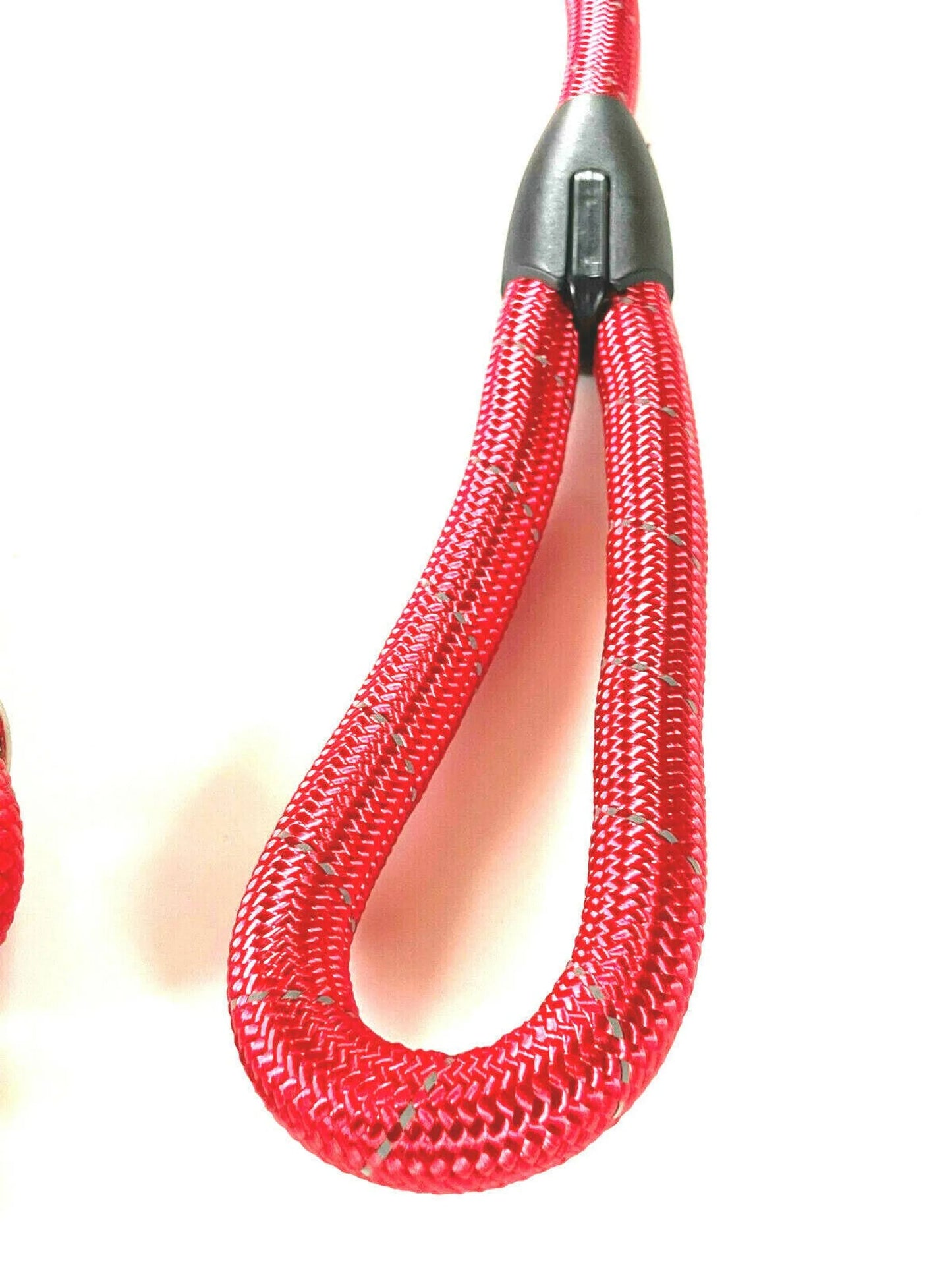 Large Dog Leash Rope Heavy Duty Red Reflective Nylon Material Excellent 3ft Size Red by Hashir Products