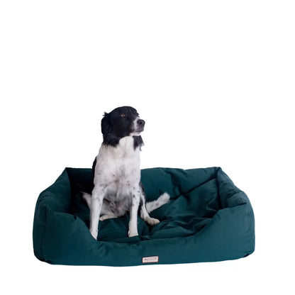 Armarkat Bolstered Dog Bed, Anti-Slip Pet Bed, Laurel Green by AeroMark
