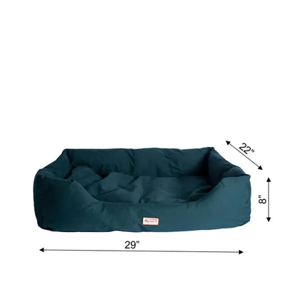 Armarkat Bolstered Dog Bed, Anti-Slip Pet Bed, Laurel Green by AeroMark