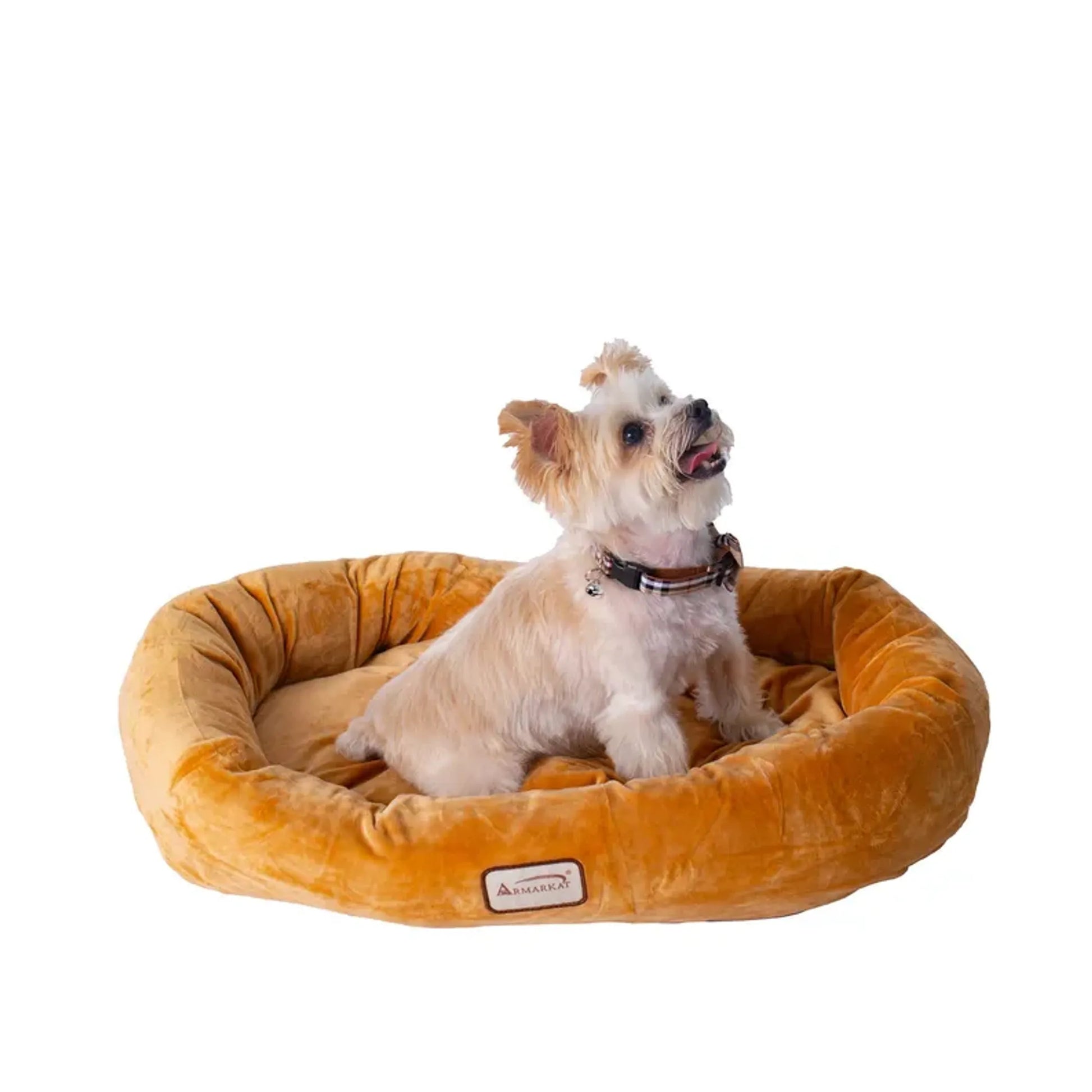 Armarkat Bolstered Pet Bed and Mat, ultra-soft Dog Bed S/M/L by AeroMark