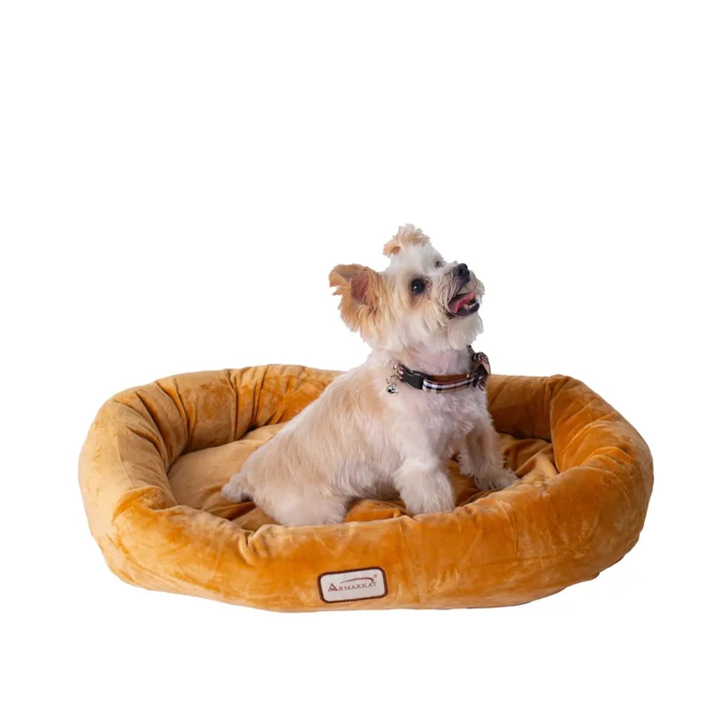Armarkat Bolstered Pet Bed and Mat, ultra-soft Dog Bed S/M/L by AeroMark