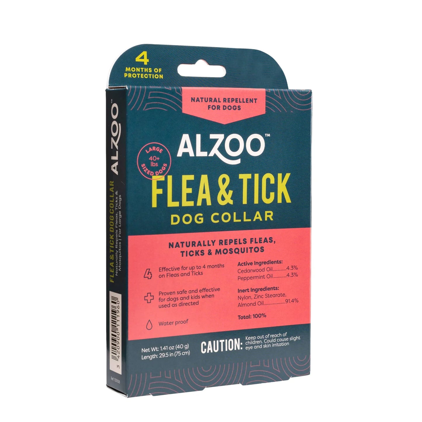 ALZOO Plant-Based Flea & Tick Collar Large Dog by ALZOO
