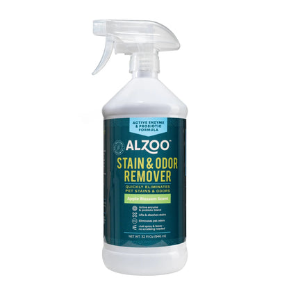 ALZOO Enzymatic Stain & Odor Remover Apple Blossom, 32oz by ALZOO