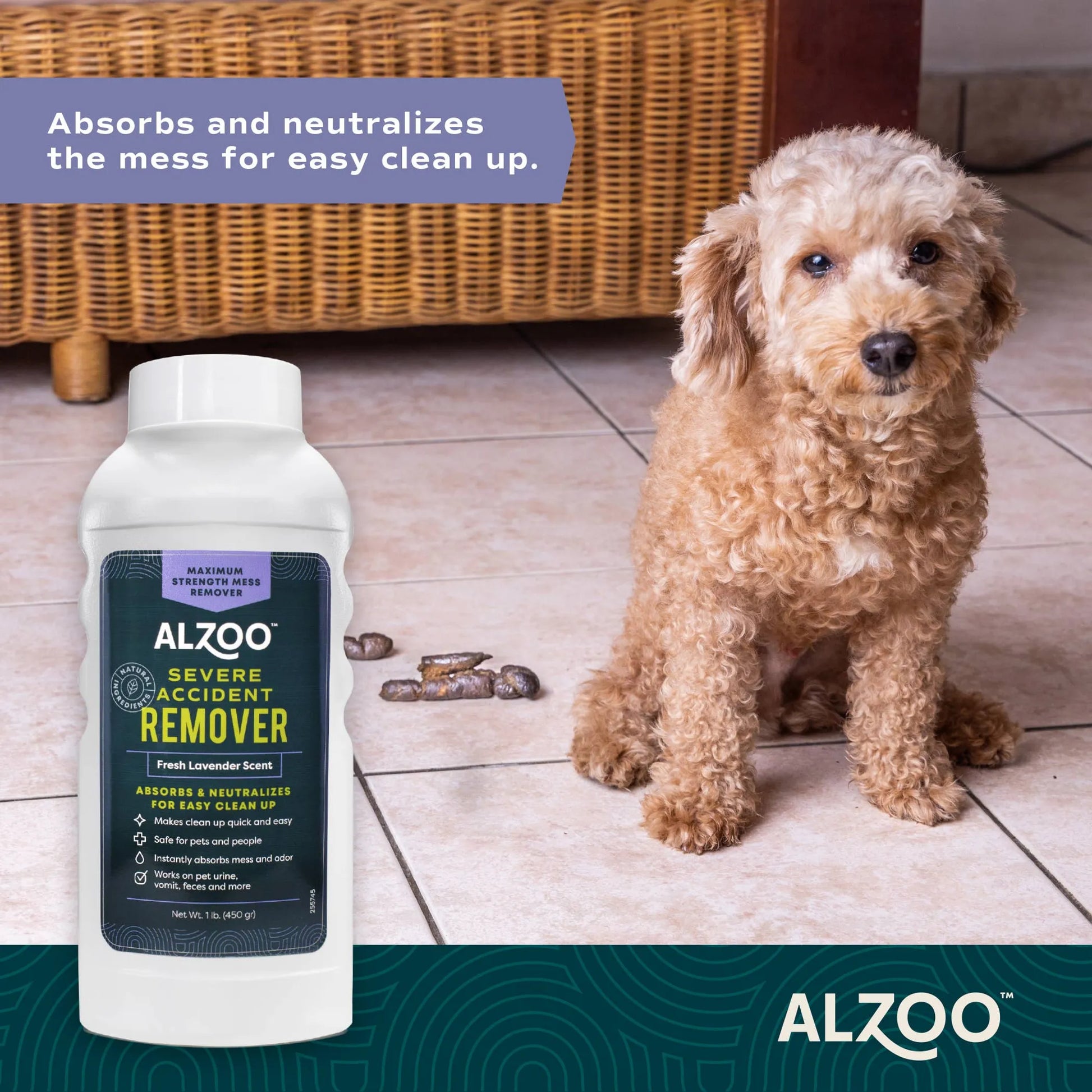 ALZOO Plant-Based Severe Accident Remover Fresh Lavender by ALZOO
