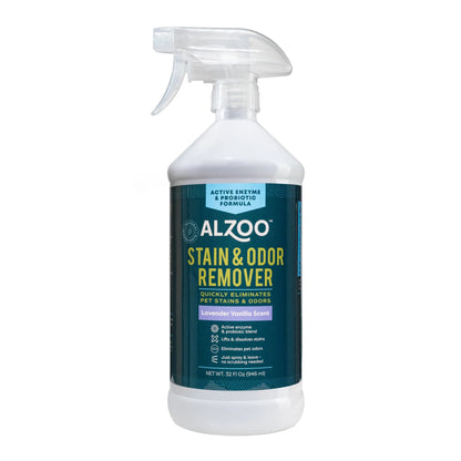 ALZOO Enzymatic Stain & Odor Remover Apple Blossom, 32oz by ALZOO