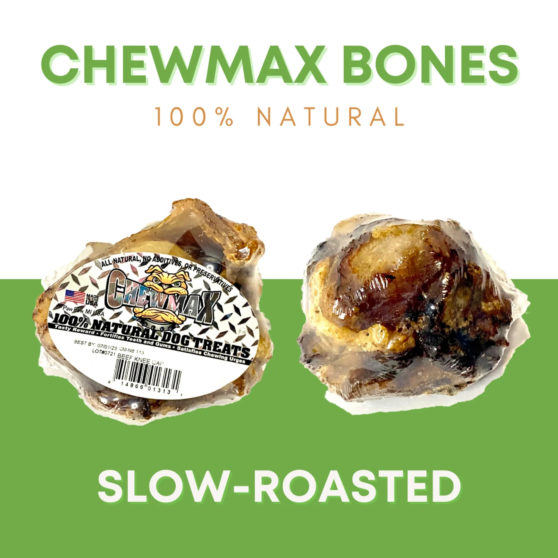 Knee Cap Beef Bone by ChewMax Pet Products