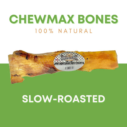 10" Beef Back Strap Dog Bone by ChewMax Pet Products