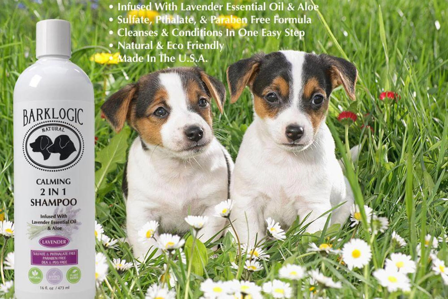 BarkLogic Calming 2 in 1 Shampoo by Logic Products