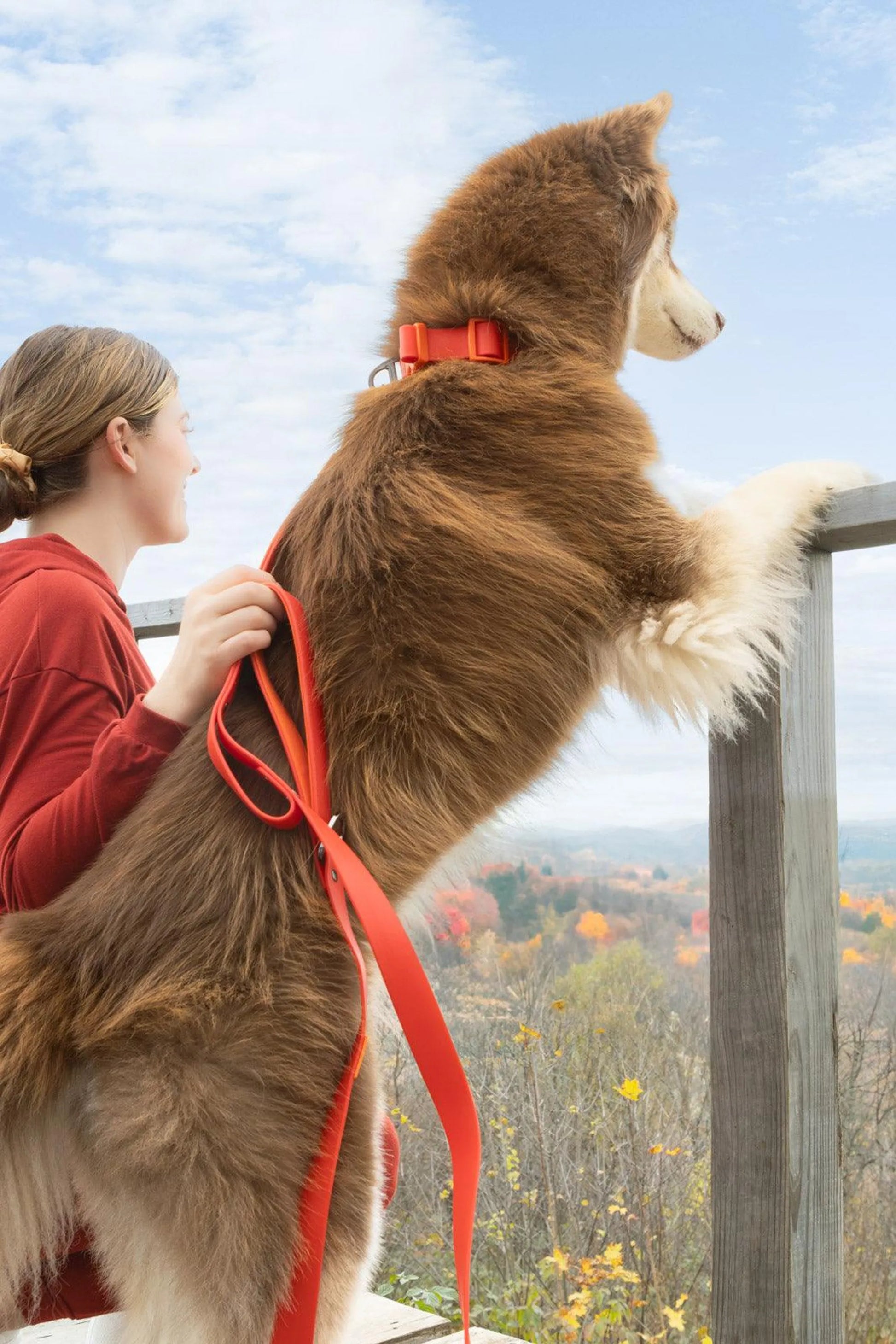 Scarlet Peaks Waterproof Leash by Aria the Fox