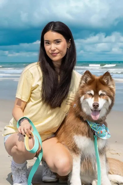 Island Vibes Waterproof Dog Leash by Aria the Fox