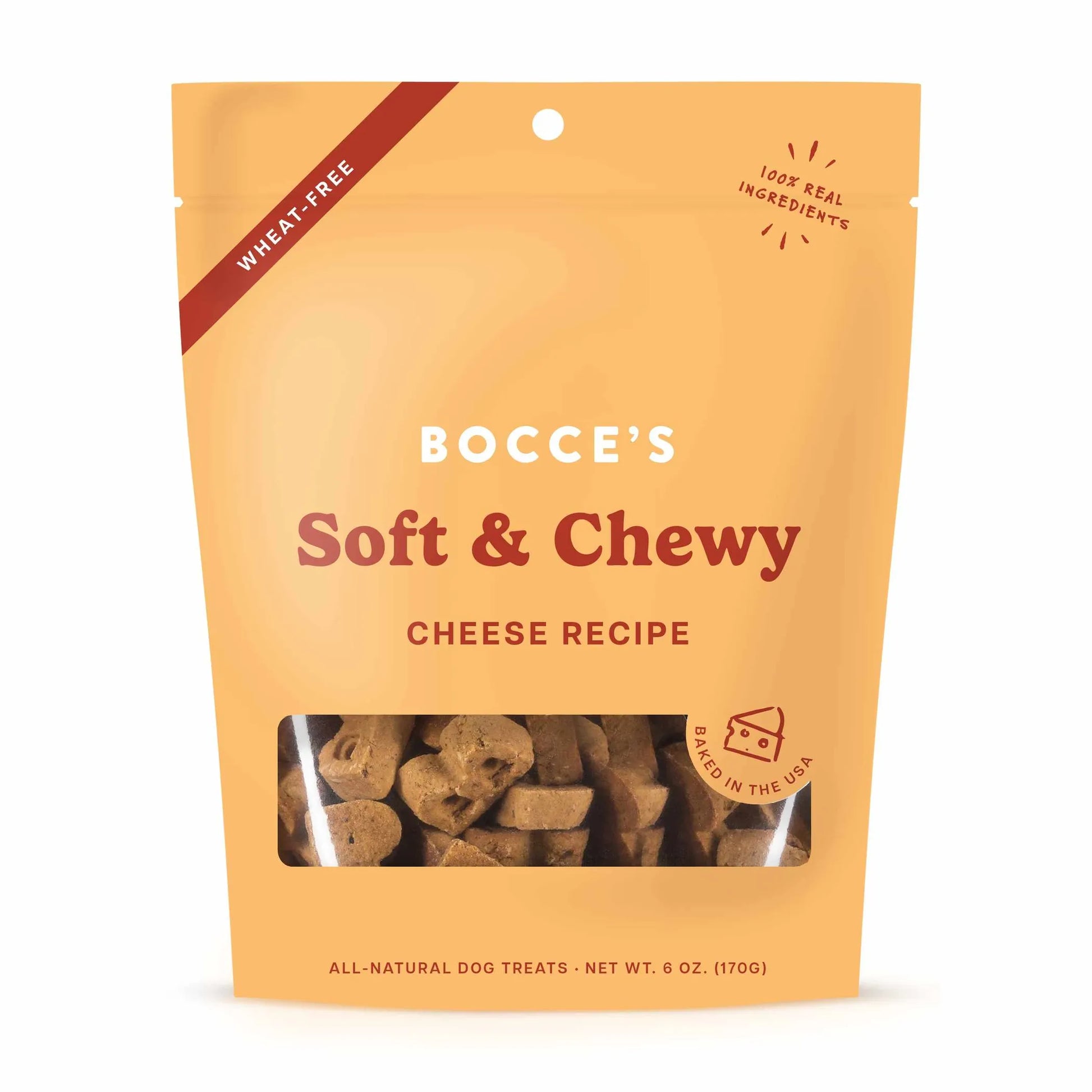 Bocce's Bakery Cheese Soft & Chewy Dog Treats 6oz by Bocce's Bakery